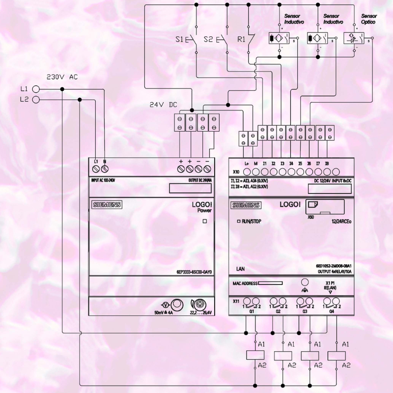 LOGO! PLC Program in Ladder for Garage Shutter | Safe and Professional Automation