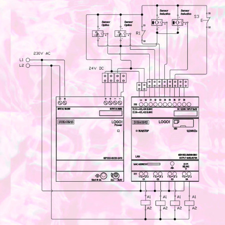 PLC Program – LOGO! Automatic Parking System | Siemens LADDER