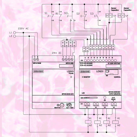 PLC Program – LOGO! Level Control with Capacitive Sensors