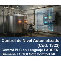 Programa PLC LOGO! Control de Nivel con Sensores Capacitivos
